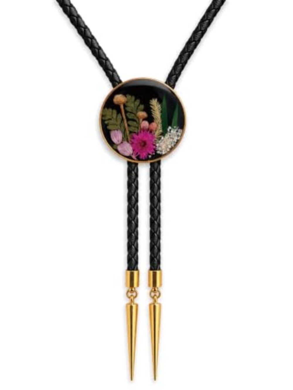Floral Bolo Tie for Women, Western Bolo Tie, Boho Cowgirl Style | Garden Wedding